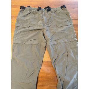 Royal Robbins Convertible Pants | Men’s 2XL | Olive Green | 30” Inseam | Hiking